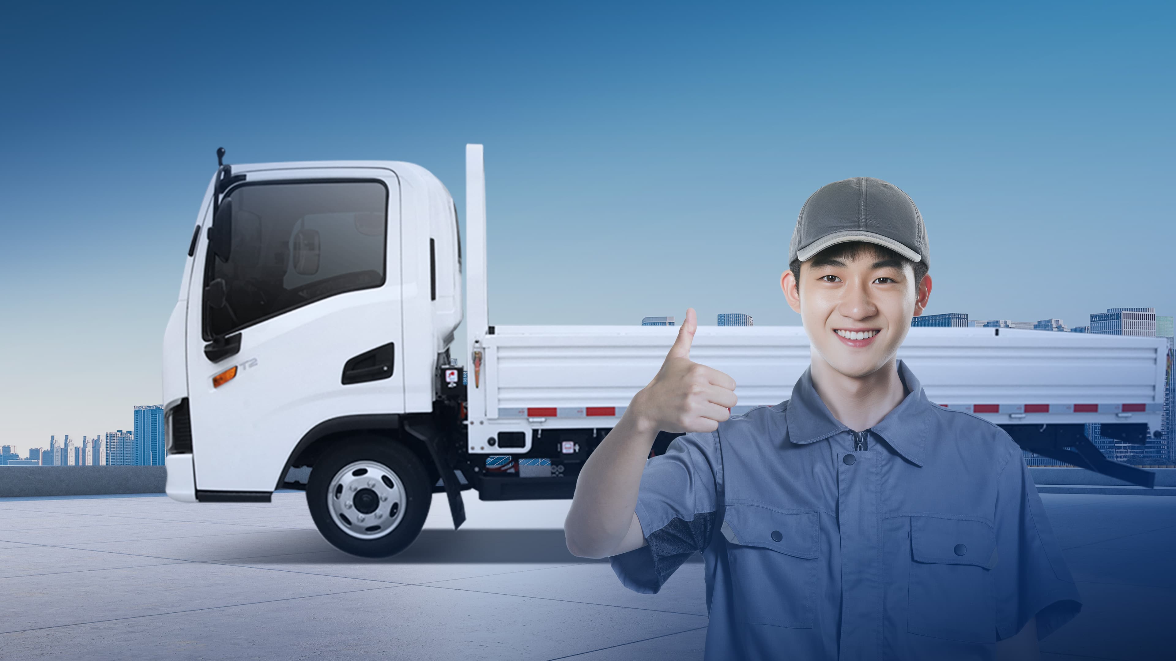 易行系列T2栏板物流车 